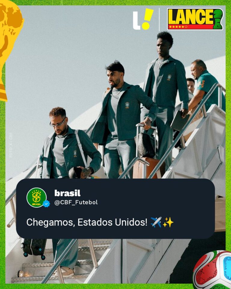 Seleção brasileira chega a Nova Jersey para ajustes