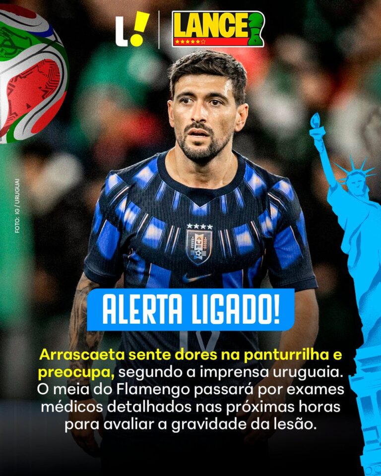 Arrascaeta vira dúvida para a Copa