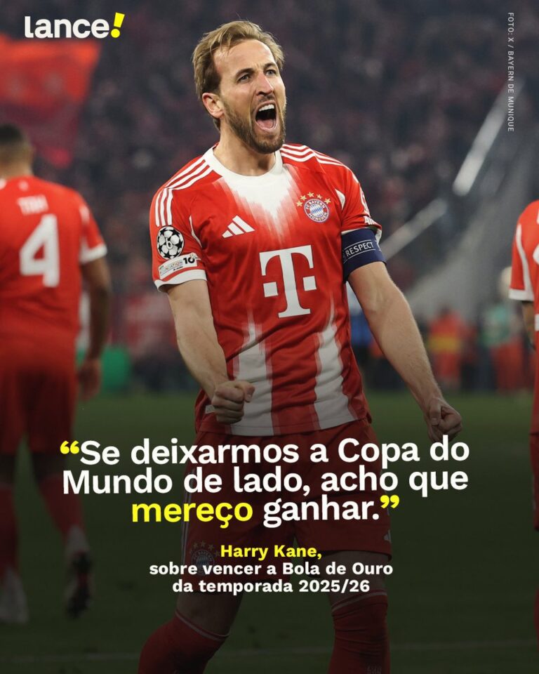 Kane se declara candidato à Bola de Ouro