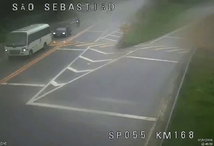 Tráfego normal em trecho da rio-santos