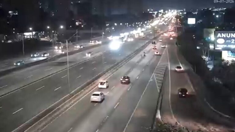 Acidente gera trânsito lento na Dutra