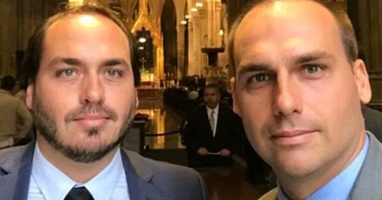 Carlos Bolsonaro elogia trabalho de Eduardo nos EUA
