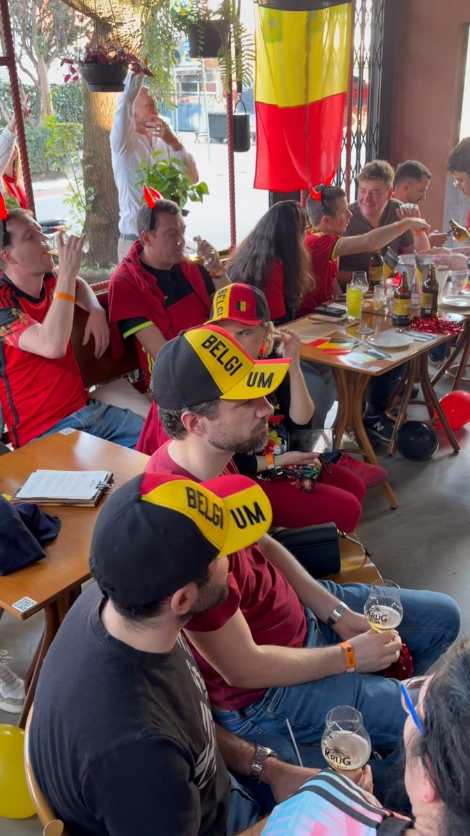Restaurante em Pinheiros vira point da torcida belga