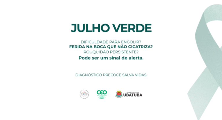 Ubatuba promove rastreamento de câncer bucal