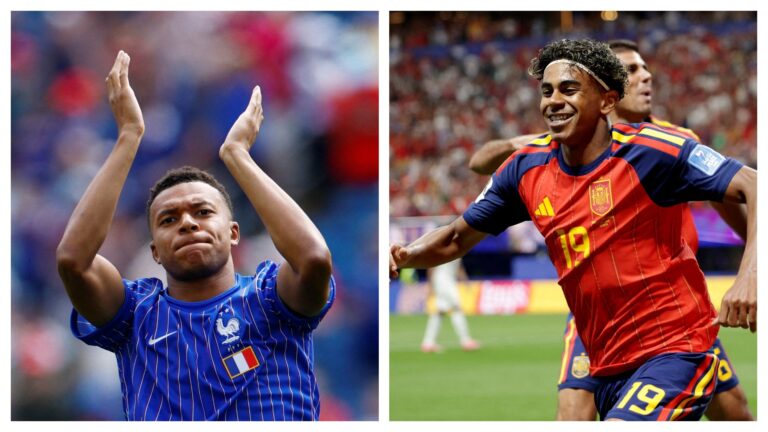 França e Espanha se enfrentam na Copa do Mundo