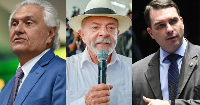 Caiado intensifica críticas a Flávio Bolsonaro