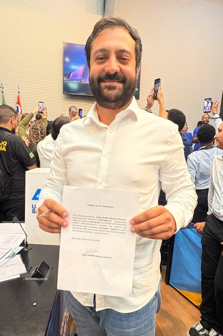 João Colucci oficializa pré-candidatura a deputado federal