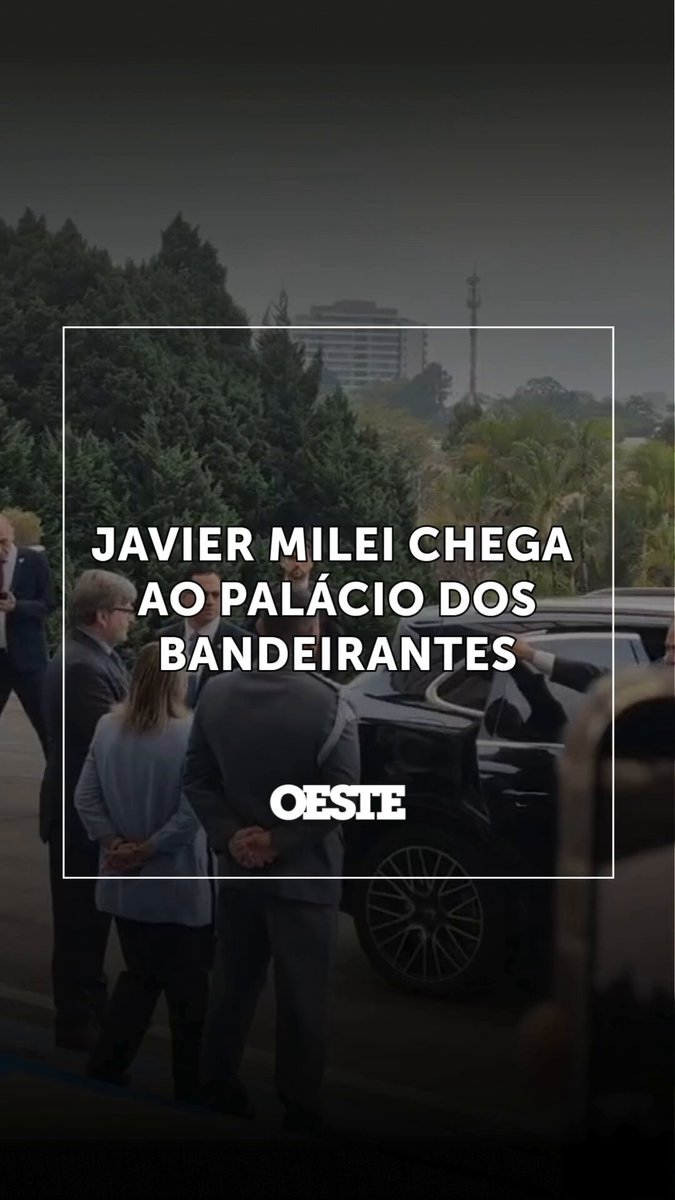 Javier Milei recebe Ordem do Ipiranga em São Paulo
