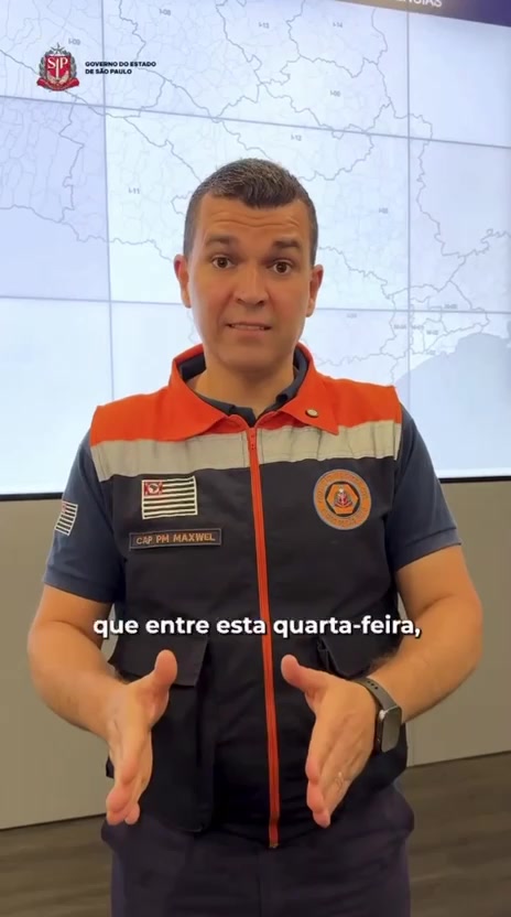 Frente fria traz ventos fortes e tempestades ao Litoral
