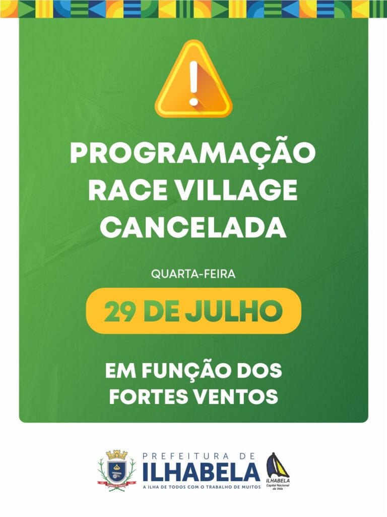 Race Village suspende evento devido a ventos