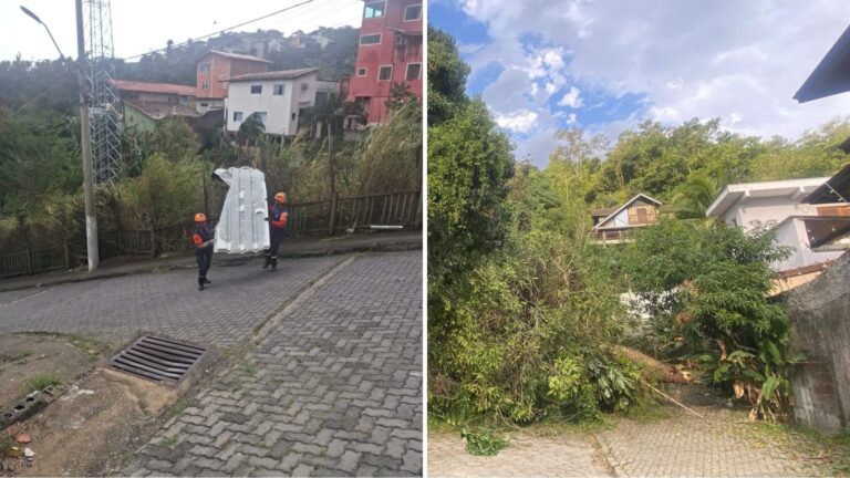 Ilhabela finaliza limpeza após ventos fortes