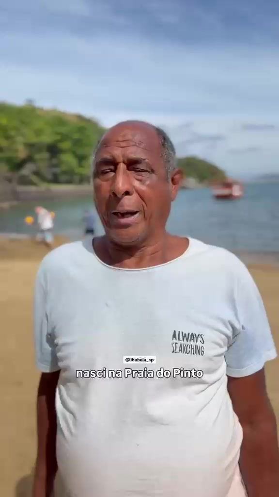 Ilhabela publica vídeo de pescador pedindo ajuda