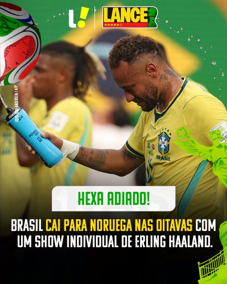 Brasil perde para Noruega e sai da Copa