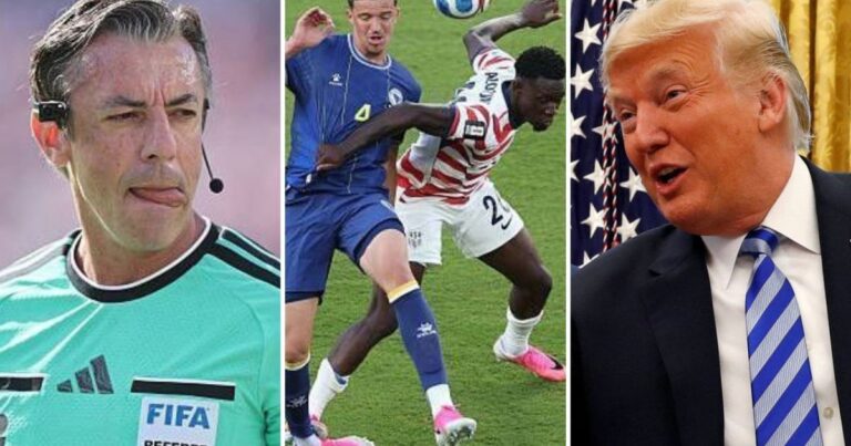 Trump acusa árbitro brasileiro de suspeito na Copa 2026