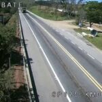 Tráfego normal em SP 125 na região de Taubaté
