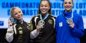 Lorrane Oliveira e Caio Souza conquistam ouro no Brasil