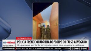 Três suspeitos de golpe do falso advogado são presos