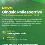 Ilhabela inaugura ginásio com jogo Sub-18