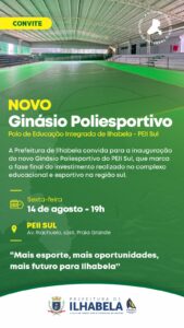 Ilhabela inaugura ginásio com jogo Sub-18