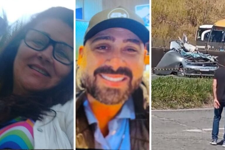 Passarela cai sobre carro na Fernão Dias e mata