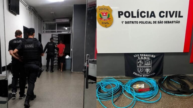 GCM prende suspeito por furto de cabos
