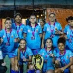Futebol feminino de Caraguá leva prata em competição regional