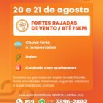 ⚠️ Defesa Civil alerta para fortes rajadas de vento em Ilhabela A Defesa Civil d