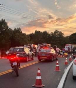 Acidente grave em Boraceia deixa motorista ferido após colisão