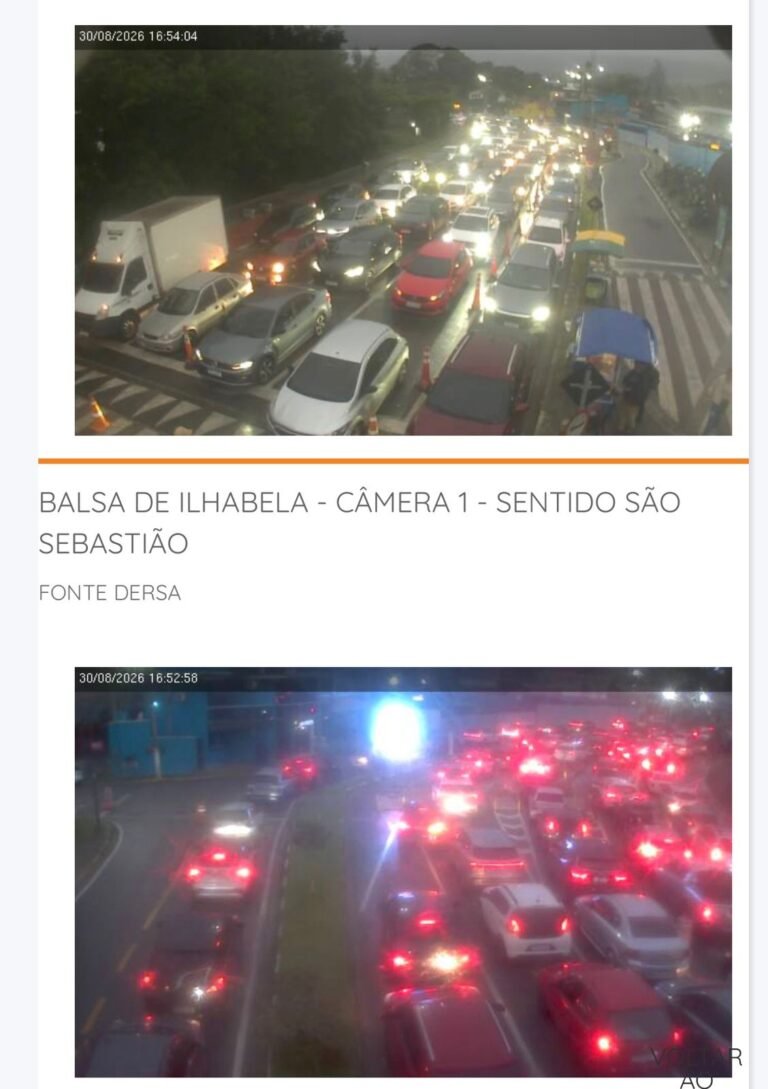 Motoristas encaram mais de 3 horas de fila entre ilhabela e São Sebastião Semil