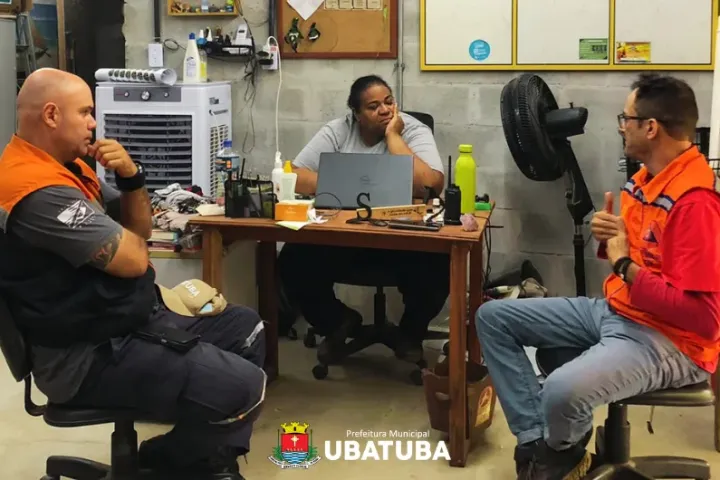Defesa Civil visita cooperativa em Ubatuba