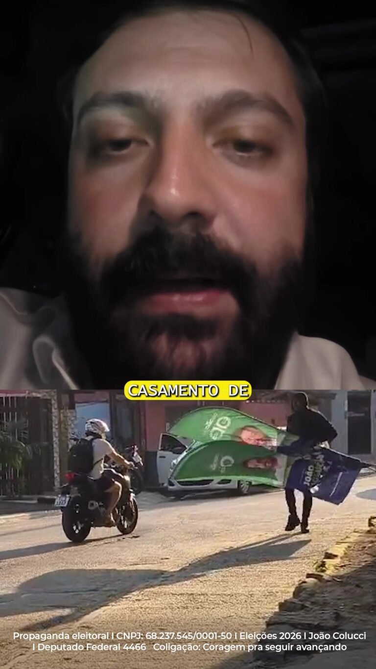 Material de campanha de João Colucci é incendiado