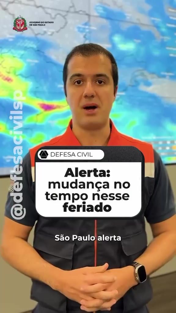 Frente fria traz chuva e queda de temperatura