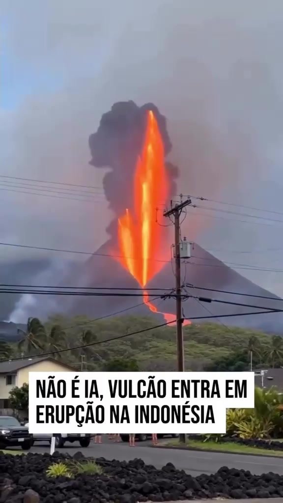 ERUPÇÃO DO ANAK KRAKATAU É REAL