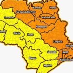 Defesa Civil alerta chuva de 70 mm e ventos