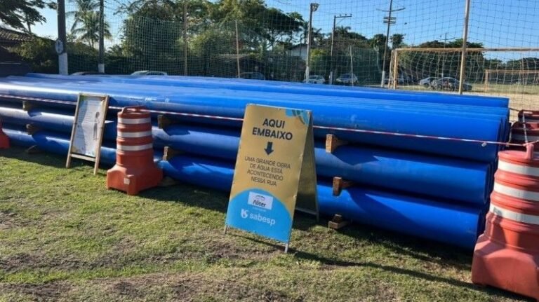 Ilhabela restringe estacionamento para obras da Sabesp