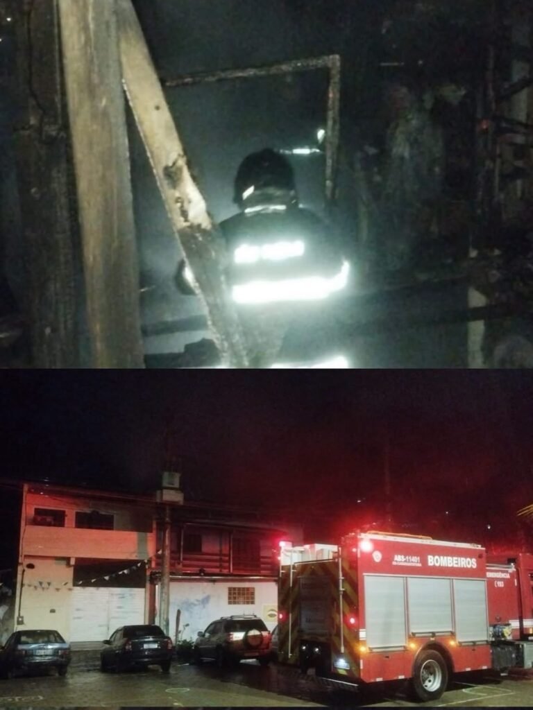🚨🔥 CASA DE MADEIRA É TOMADA PELO FOGO DURANTE