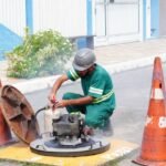 Sabesp testa fumaça em Caraguatatuba e São Sebastião