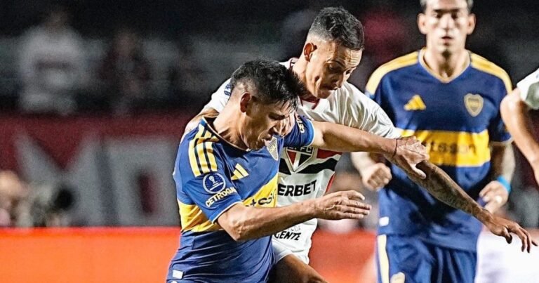 São Paulo empata 1 a 1 e Boca avança