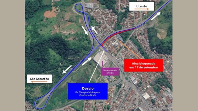 Rodovia dos Tamoios tem bloqueio para recapeamento