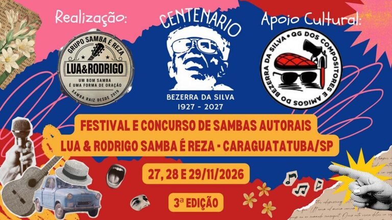 3º Festival de Sambas homenageia Bezerra da Silva