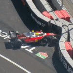 Hamilton colide na última curva do circuito de Madri