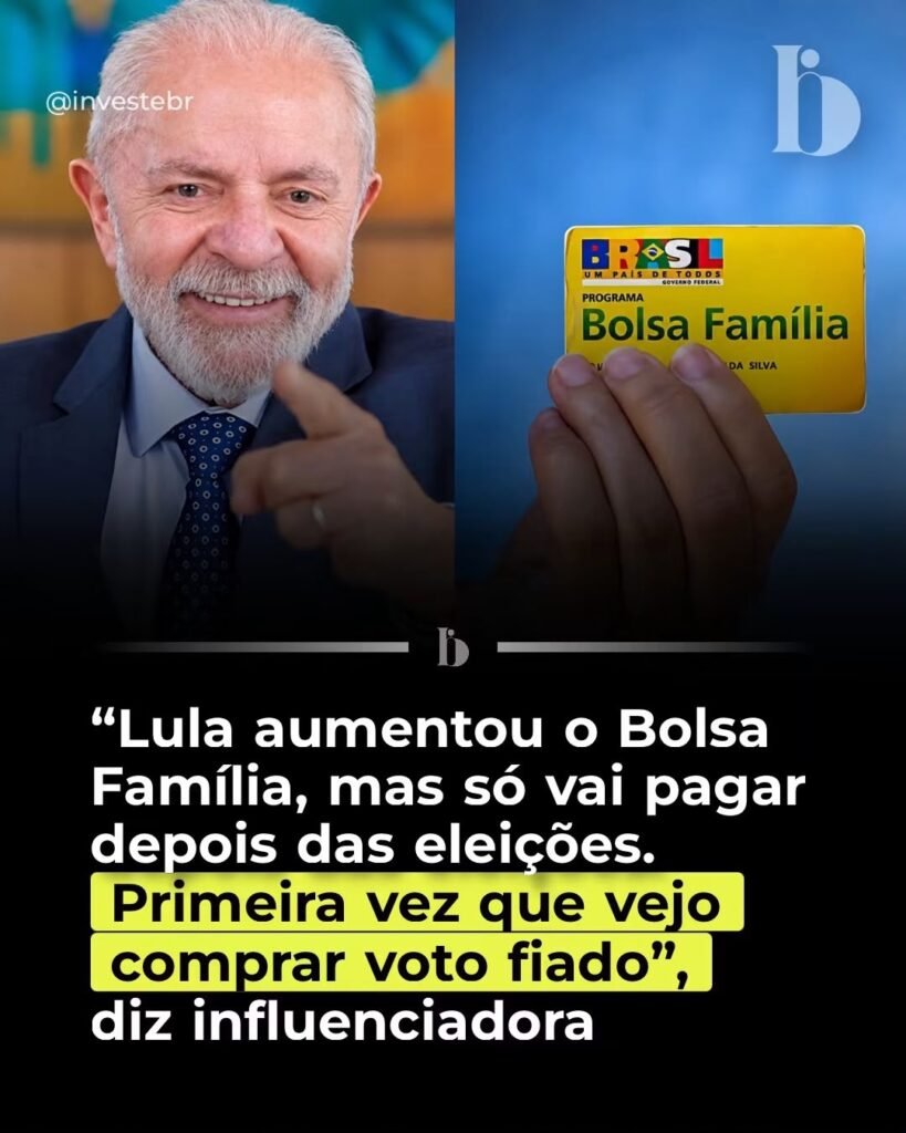 Em uma publicação atribuída à influenciadora Isabelle Formiga