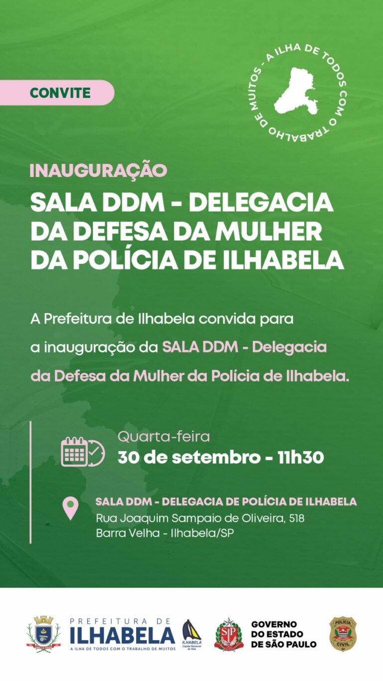 Ilhabela inaugura Sala DDM para mulheres