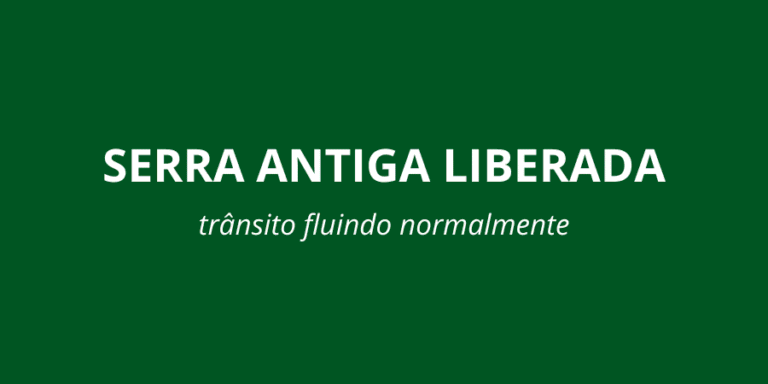 Rodovia dos Tamoios retoma tráfego na Serra Antiga