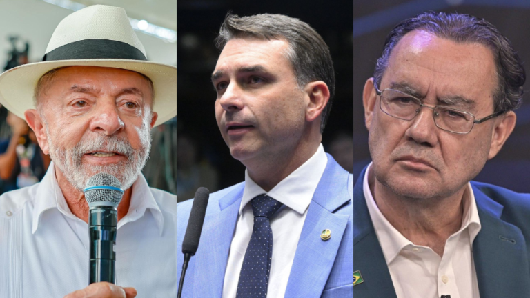 Lula soma 40% e empata com Flávio Bolsonaro