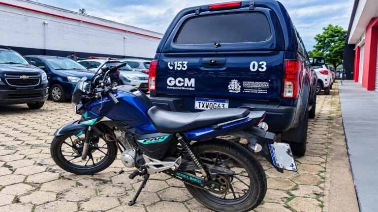 GCM encontra moto roubada em bairro de Caraguatatuba