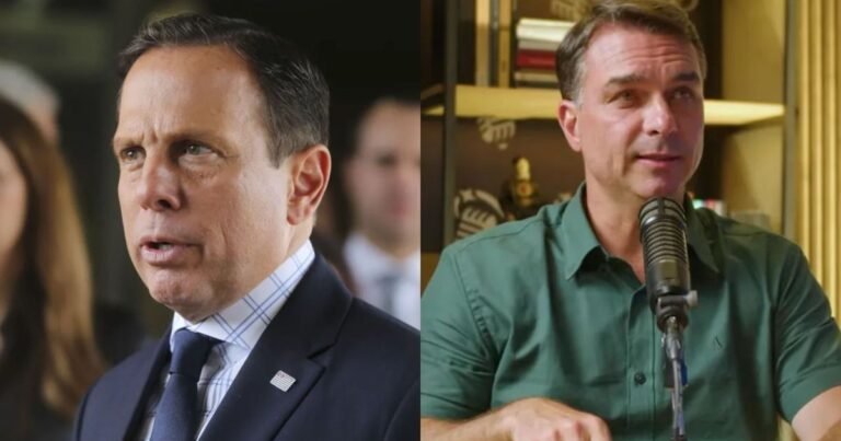 Doria organiza encontro de Flávio Bolsonaro