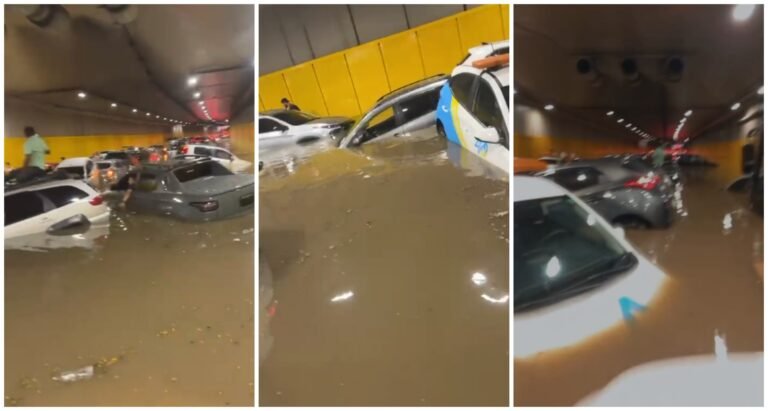 Com chuva forte em SP, ruas ficam alagadas