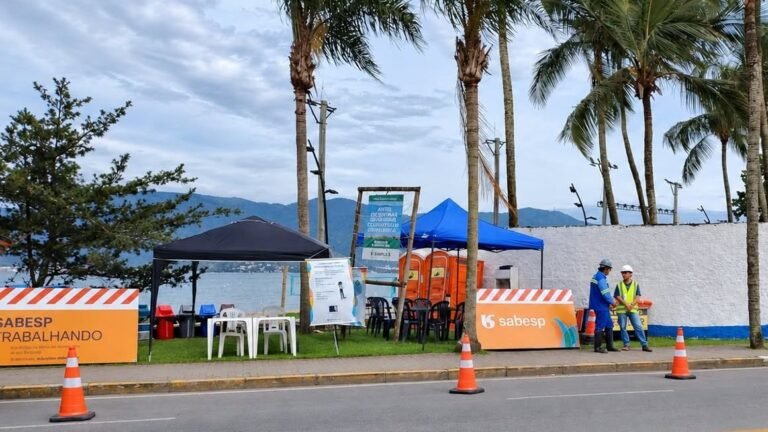 Ilhabela inicia obra que leva tratamento de esgoto