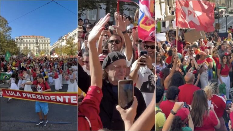 Lisboa tem ato a favor de Lula com presença